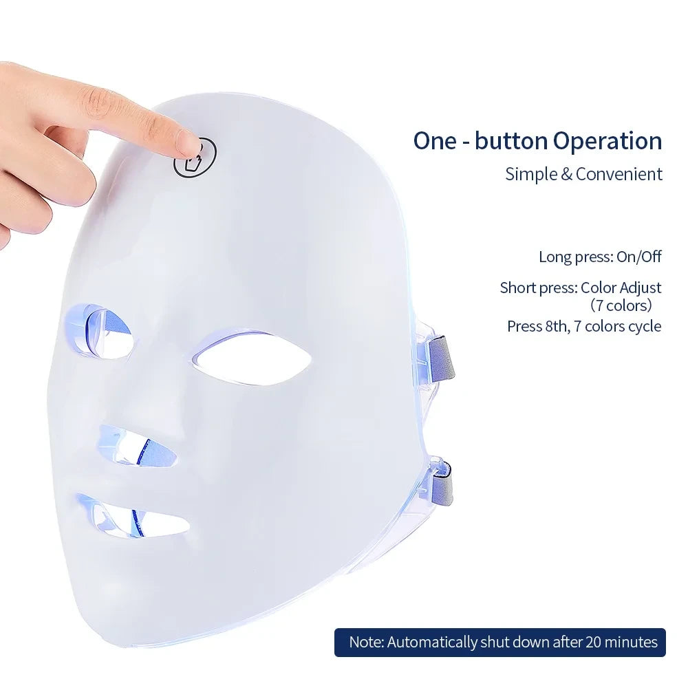 7 Color LED Facial Mask